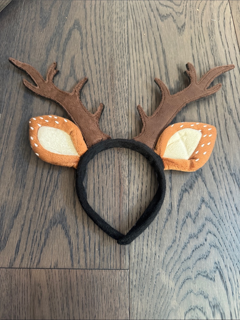 Deer Antler Headband Costume in Brown and light brown